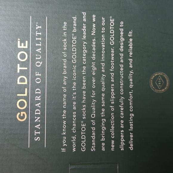 NEW Gold Toe Men’s Slippers Memory Foam Black Corduroy Indoor/Outdoor Med 8/9 - Picture 7 of 9